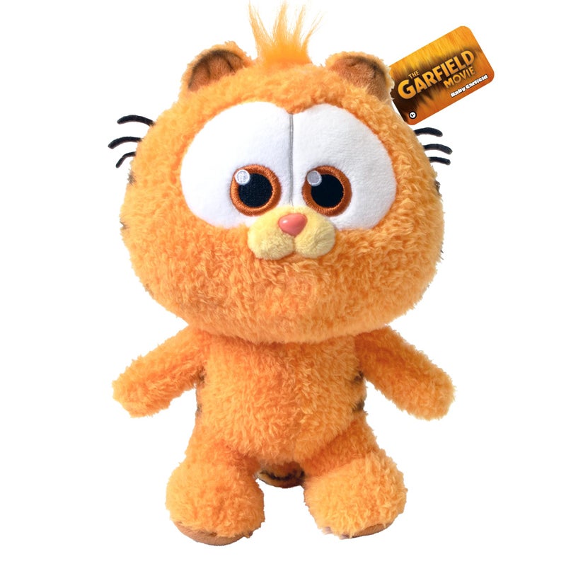 Animagic - Baby Garfield Soft Toy - Garfield Cat Soft Toy in Baby Version - Orange - for Children Fans of The Famous Sleeping Cat - Comic Hero - Birthday Idea from 2 Years - Image 1